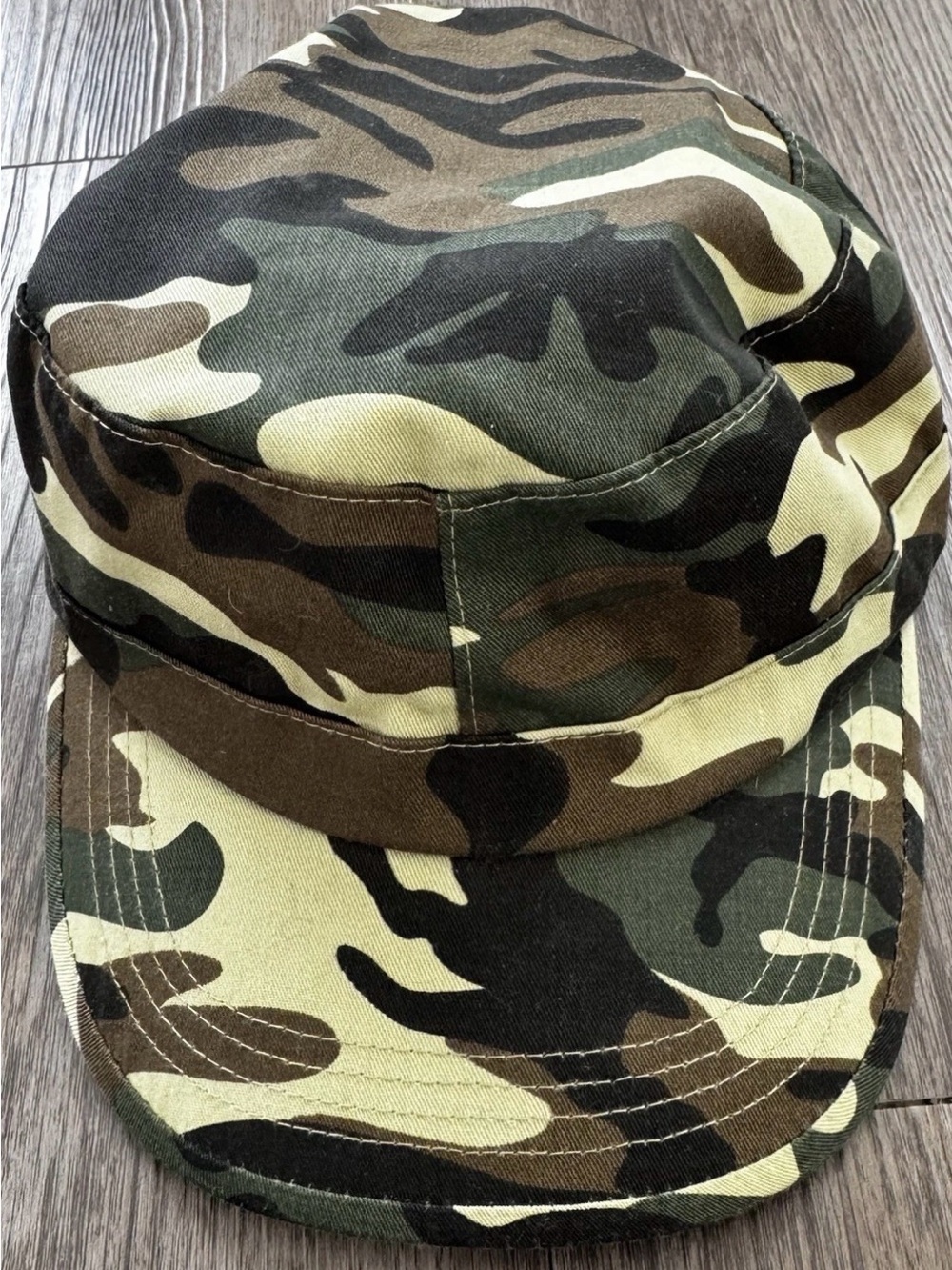 J Brand Men's Camouflage Cadet Cap in Green/Brown